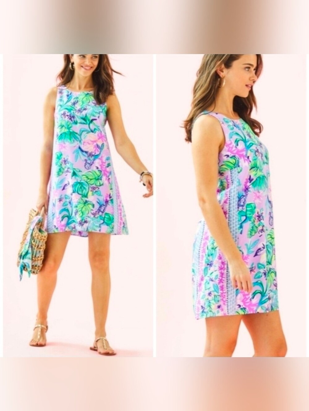 Lilly Pulitzer Jackie Silk Shift Dress